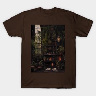 botanical vintage library T-Shirt